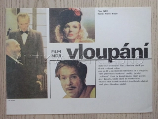 VLOUPÁNÍ, G. GEORGE, FILMOVÝ LETÁK