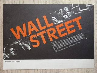 WALL STREET, M. DOUGLAS, FILMOVÝ LETÁK