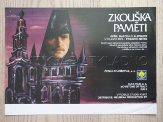 ZKOUŠKA PAMĚTI, F. NERO, FILMOVÝ LETÁK