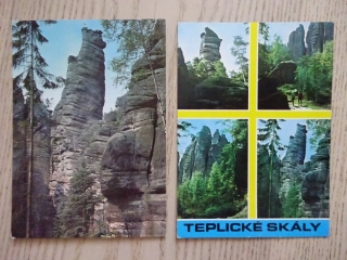 TEPLICKÉ SKÁLY, OKRES NÁCHOD, 2 KUSY 