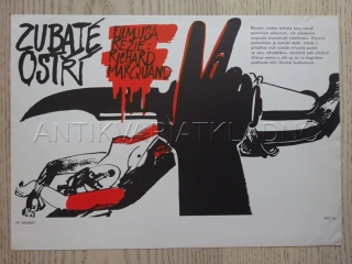ZUBATÉ OSTŘÍ, FILMOVÝ LETÁK