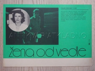 ŽENA OD VEDLE, G. DEPARDIEU, FILMOVÝ LETÁK