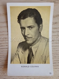 COLMAN RONALD, FILMOVÁ KARTIČKA KINOREVUE 75
