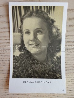 DURBINOVÁ DEANNA, FILMOVÁ KARTIČKA KINOREVUE 20