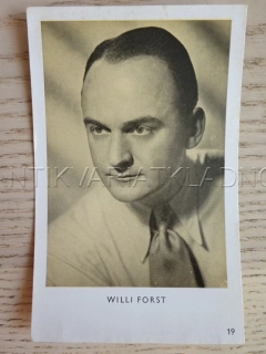 FORST WILLI, FILMOVÁ KARTIČKA KINOREVUE 19
