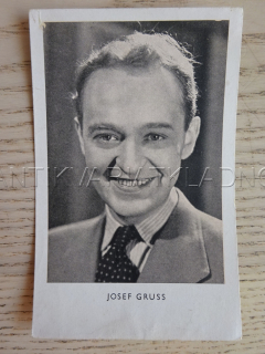 GRUSS JOSEF, FILMOVÁ KARTIČKA KINOREVUE