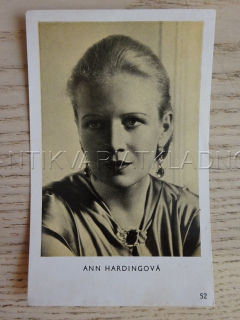 HARDINGOVÁ ANN, FILMOVÁ KARTIČKA KINOREVUE 52