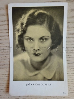 KOLDOVSKÁ JOŽKA, FILMOVÁ KARTIČKA KINOREVUE 54