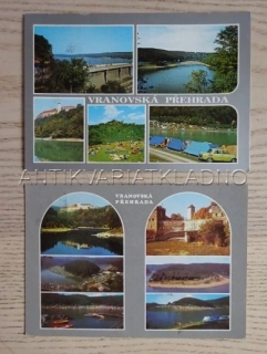 VRANOV, VRANOVSKÁ PŘEHRADA, OKRES ZNOJMO, 2 KUSY