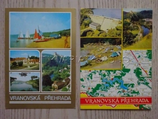 VRANOV, VRANOVSKÁ PŘEHRADA, OKRES ZNOJMO, 2 KUSY