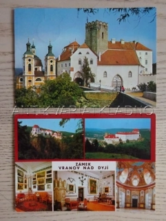 VRANOV NAD DYJÍ, ZÁMEK, OKRES ZNOJMO, 2 KUSY