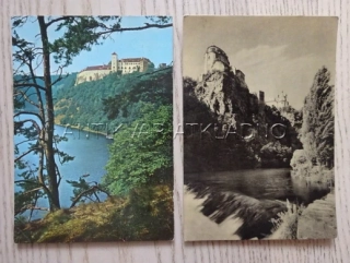 VRANOV NAD DYJÍ, ZÁMEK, OKRES ZNOJMO, 2 KUSY