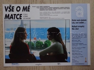 VŠE O MÉ MATCE, PETRO ALMODOVAR, FOTOSKA FILM FR 6518