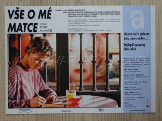 VŠE O MÉ MATCE, PETRO ALMODOVAR, FOTOSKA FILM FR 6520