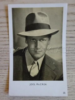 MCCREA JOEL, FILMOVÁ KARTIČKA KINOREVUE 35