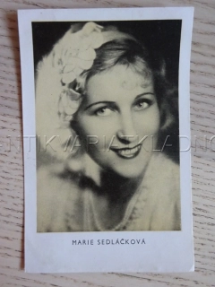 SEDLÁČKOVÁ MARIE, FILMOVÁ KARTIČKA KINOREVUE