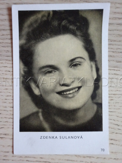 SULANOVÁ ZDENKA, FILMOVÁ KARTIČKA KINOREVUE 70