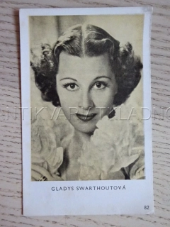 SWARTHOUTOVÁ GLADYS, FILMOVÁ KARTIČKA KINOREVUE 82