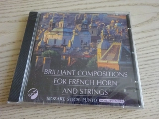 BRILLIANT COMPOSITIONS FOR FRENCH HORN AND STRINGS, CD HUDBA