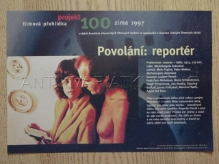 POVOLÁNÍ: REPORTÉR, J. NICHOLSON, FOTOSKA FILM IT 7332