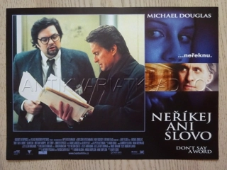 NEŘÍKEJ ANI SLOVO, O. PLATT, M. DOUGLAS, FOTOSKA FILM USA 7349