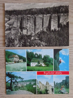 TEPLICKÉ SKÁLY, OKRES NÁCHOD, 2 KUSY 