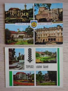 TEPLICE, LÁZNĚ, 2 KUSY 