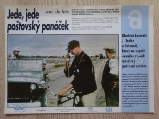 JEDE, JEDE POŠTOVSKÝ PANÁČEK, J. TATI, FOTOSKA FILM FR 7782