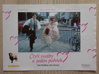 ČTYŘI SVATBY A JEDEN POHŘEB, H. GRANT, FOTOSKA FILM USA 7888