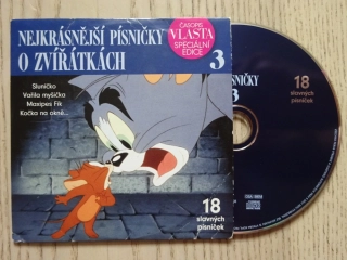 NEJKRÁSNĚJŠÍ PÍSNIČKY O ZVÍŘÁTKÁCH 3, CD HUDBA