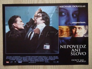 NEŘÍKEJ ANI SLOVO, M. DOUGLAS, O. PLATT, FOTOSKA FILM USA 8541