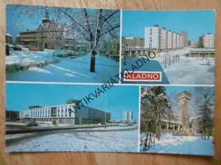 KLADNO - SÍTNÁ, RADNICE, V ZIMĚ