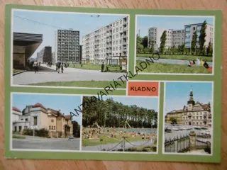 KLADNO - RADNICE, KOUPALIŠTĚ, DIVADLO