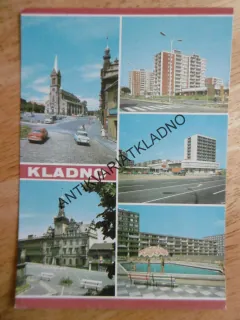 KLADNO -KOUPALIŠTĚ, KOSTEL, SÍTNÁ, NEPOPSANÉ