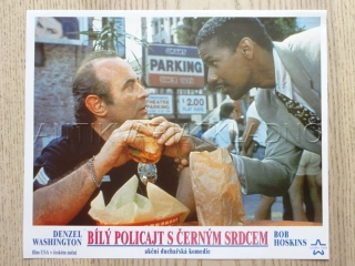 BÍLÝ POLICAJT S ČERNÝM SRDCEM, B. HOSKINS, D. WASHINGTON, FOTOSKA FILM USA 10414