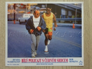 BÍLÝ POLICAJT S ČERNÝM SRDCEM, B. HOSKINS, D. WASHINGTON, FOTOSKA FILM USA 10416