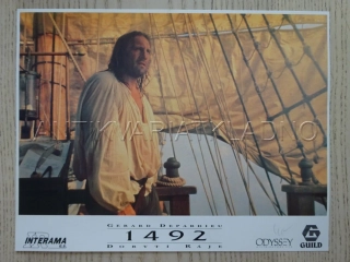 1492: DOBYTÍ RÁJE, G. DEPARDIEU, FOTOSKA FILM FR 10237B