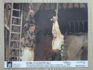 HONBA ZA KLENOTEM NILU, M. DOUGLAS, K. TURNER, FOTOSKA FILM USA 10418B
