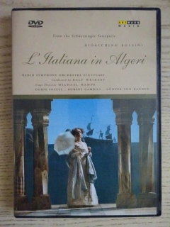 L'ITALIANA IN ALGERI, OPERA GIOACCHIHO ROSSINI, DVD HUDBA