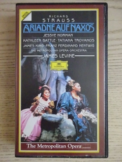METROPOLITNÍ OPERA: ARIADNE AUF NAXOS, OPERA RICHARD STRAUSS, VHS HUDBA