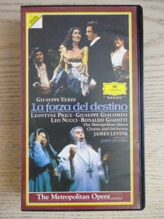 METROPOLITNÍ OPERA: MOC OSUDU, OPERA GIUSEPPE VERDI, VHS HUDBA