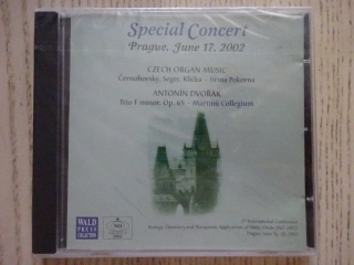 SPECIAL CONCERT, CZECH ORGAN MUSIC, ANTONÍN DVOŘÁK, CD HUDBA