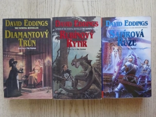 RUBÍNOVÝ RYTÍŘ, SAFÍROVÁ RŮŽE, DIAMANTOVÝ TRŮN, DAVID EDDINGS, **an