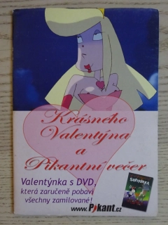 KRÁSNÉHO VALENTÝNA A PIKANTNÍ VEČER, ANIMOVANÁ SNĚHURKA, DVD FILM