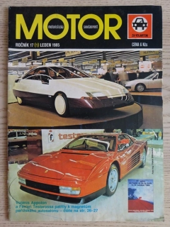 MOTOR, MOTORISTICKÁ SOUČASNOST Č. 1, ROČ. 17, 1985