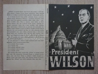 PRESIDENT WILSON, A. KNOX, BIO PROGRAM Č. 625