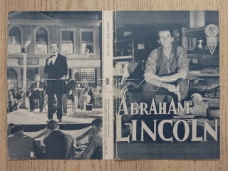 ABRAHAM LINCOLN, R. MASSEY, BIO PROGRAM Č. 689