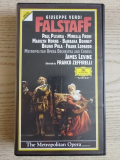 FALSTAFF, GIUSEPPE VERDI, VHS VIDEOKAZETA