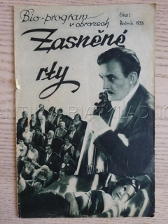 ZASNĚNÉ RTY, A. BERGNEROVÁ, BIO PROGRAM Č. 1, 1933