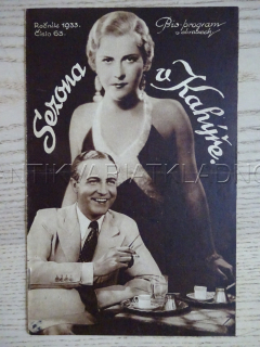 SEZONA V KAHÝŘE, G. WALDAU, BIO PROGRAM Č. 63, 1933